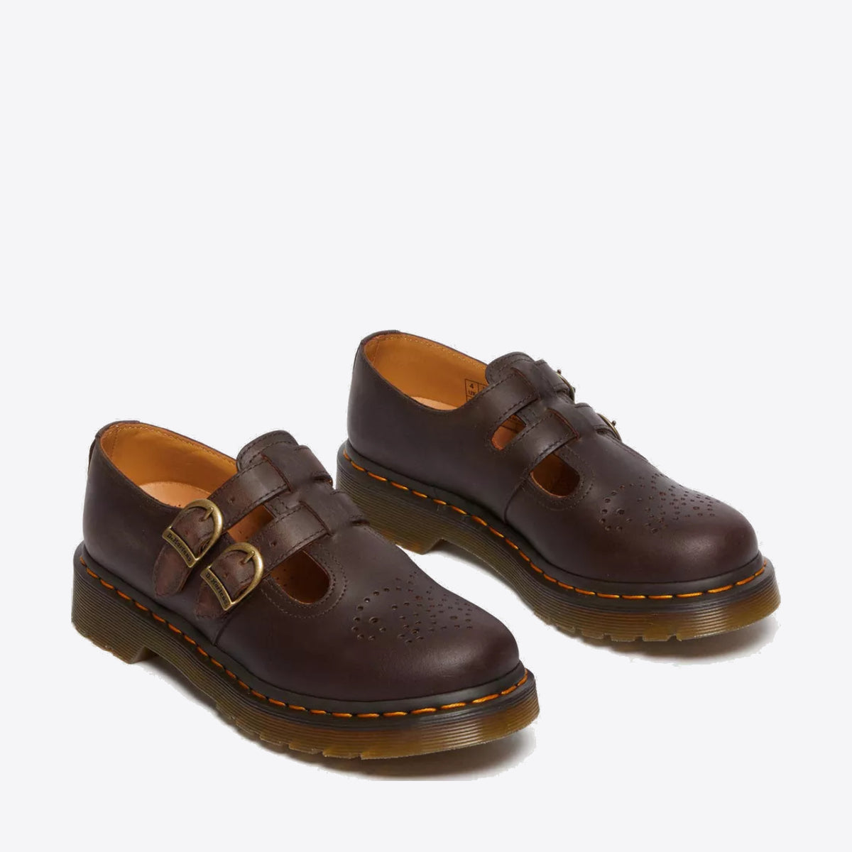 DR MARTENS 8065 Mary Jane Crazy Horse Dark Brown - Image 6