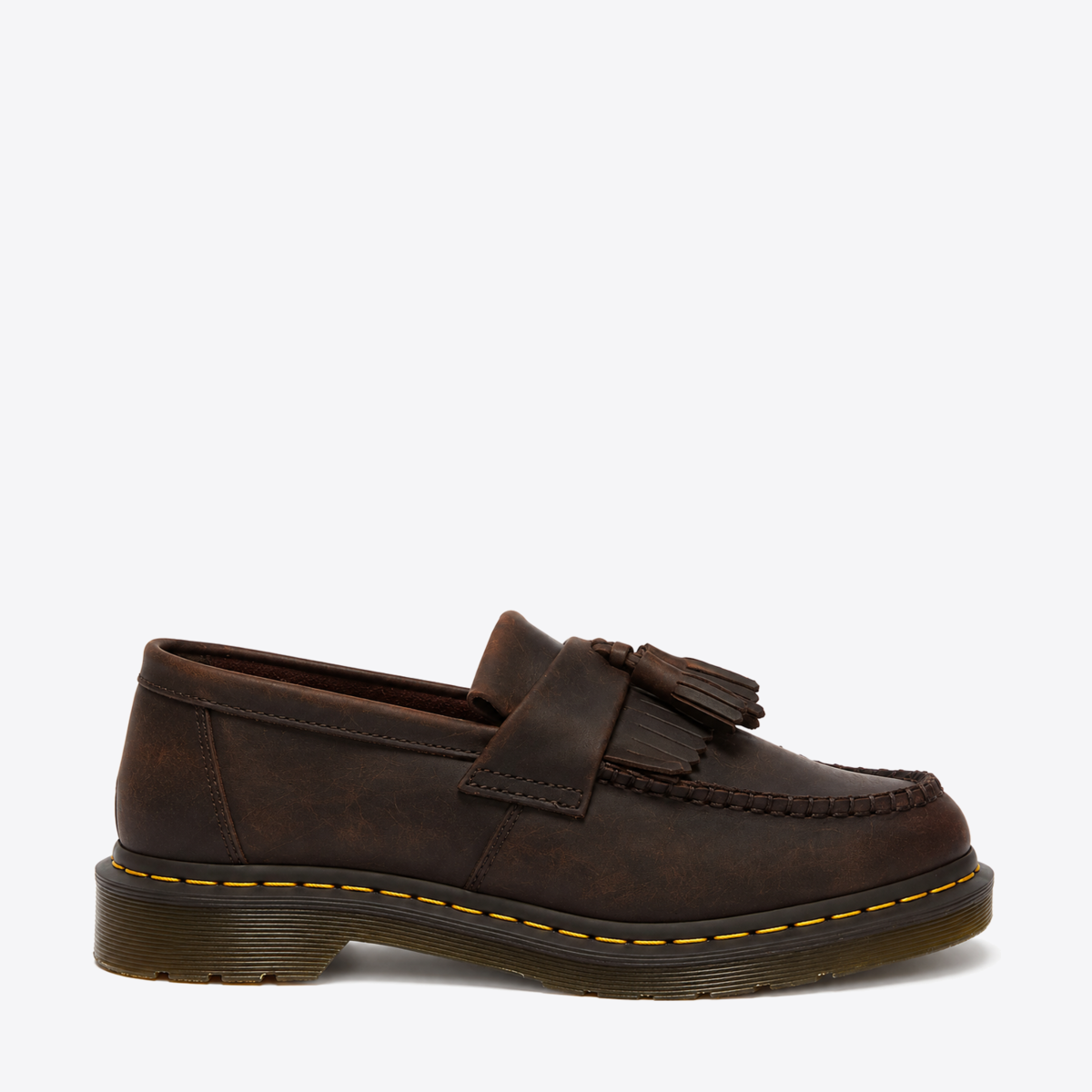 DR MARTENS Adrian Tassel Loafer Crazy Horse Dark Brown - Image 0