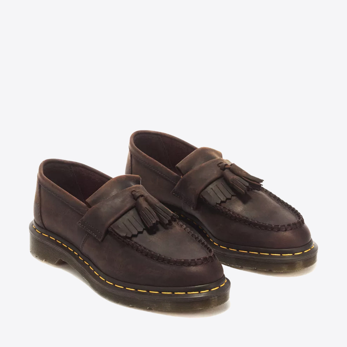 DR MARTENS Adrian Tassel Loafer Crazy Horse Dark Brown - Image 0