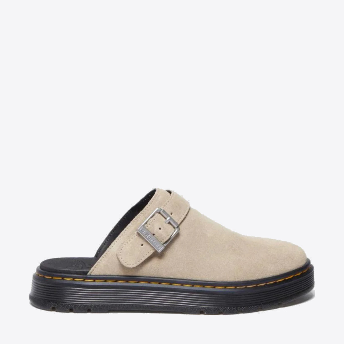 DR MARTENS Brookline Mule Bronx Suede Light Tan - Image 1
