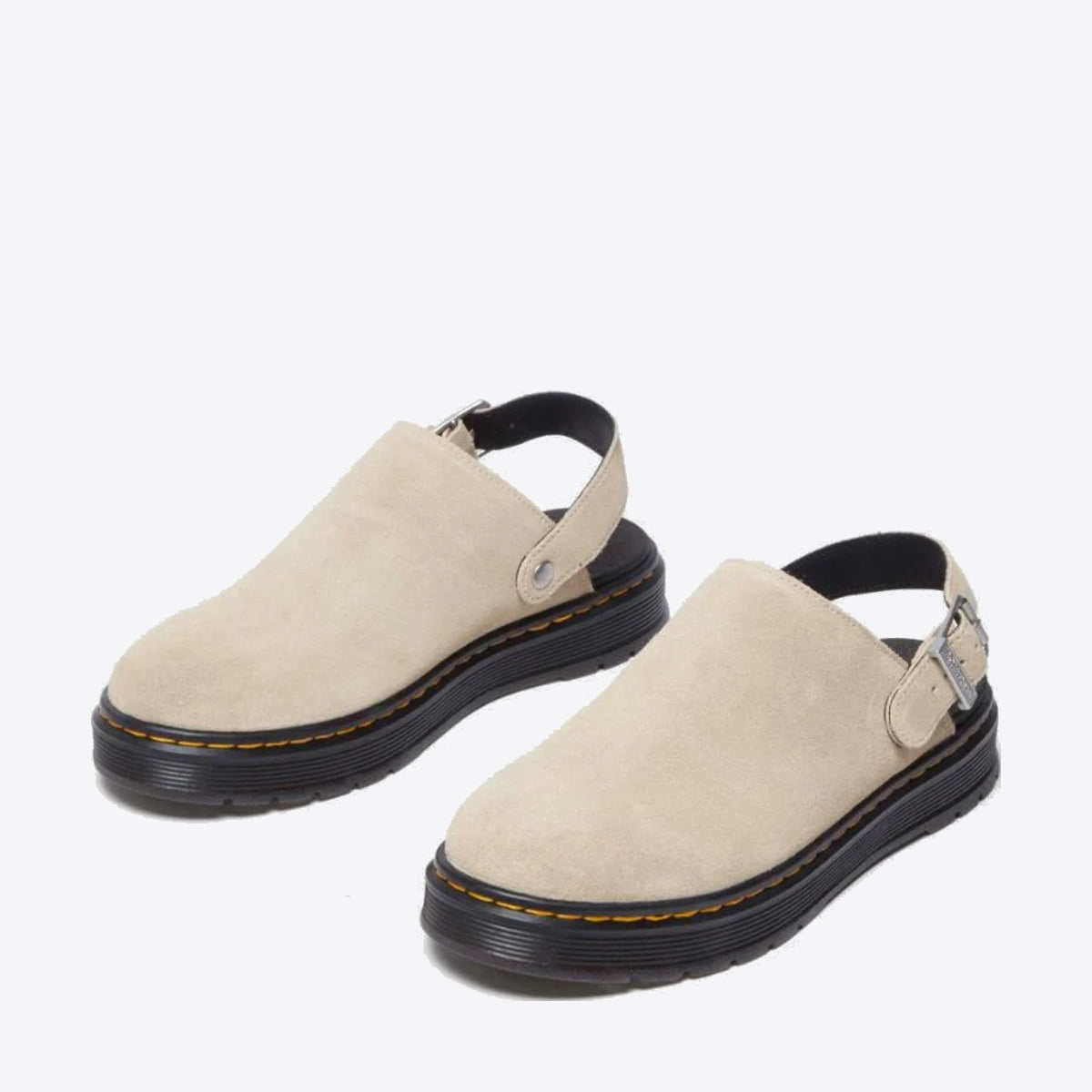 DR MARTENS Brookline Mule Bronx Suede Light Tan - Image 2