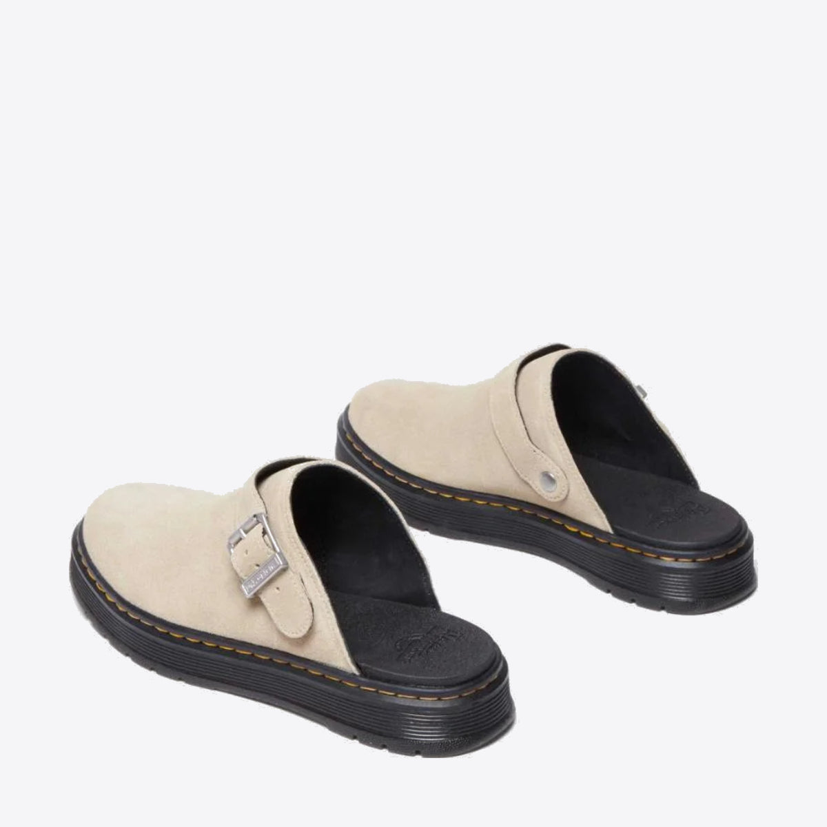 DR MARTENS Brookline Mule Bronx Suede Light Tan - Image 3
