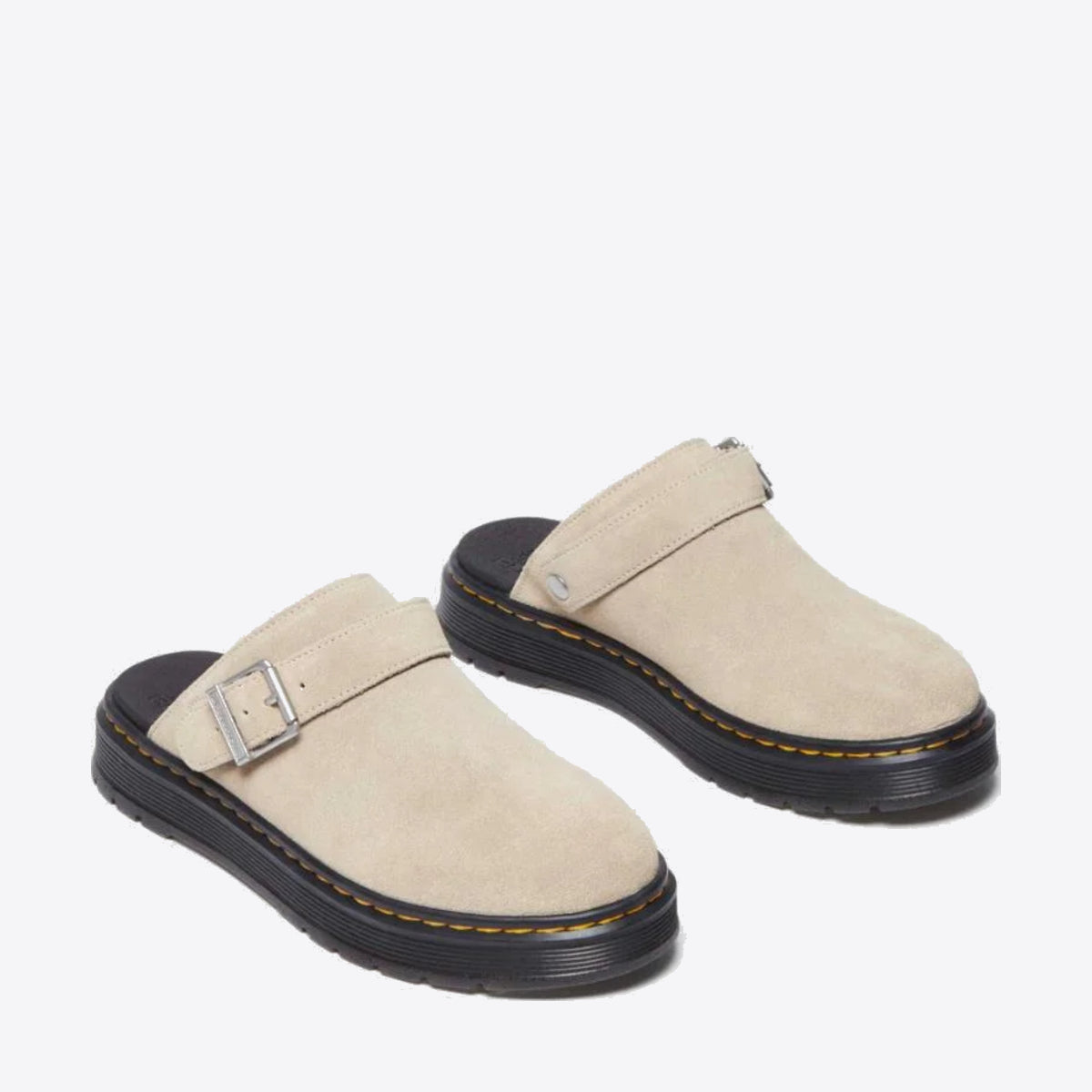 DR MARTENS Brookline Mule Bronx Suede Light Tan - Image 6