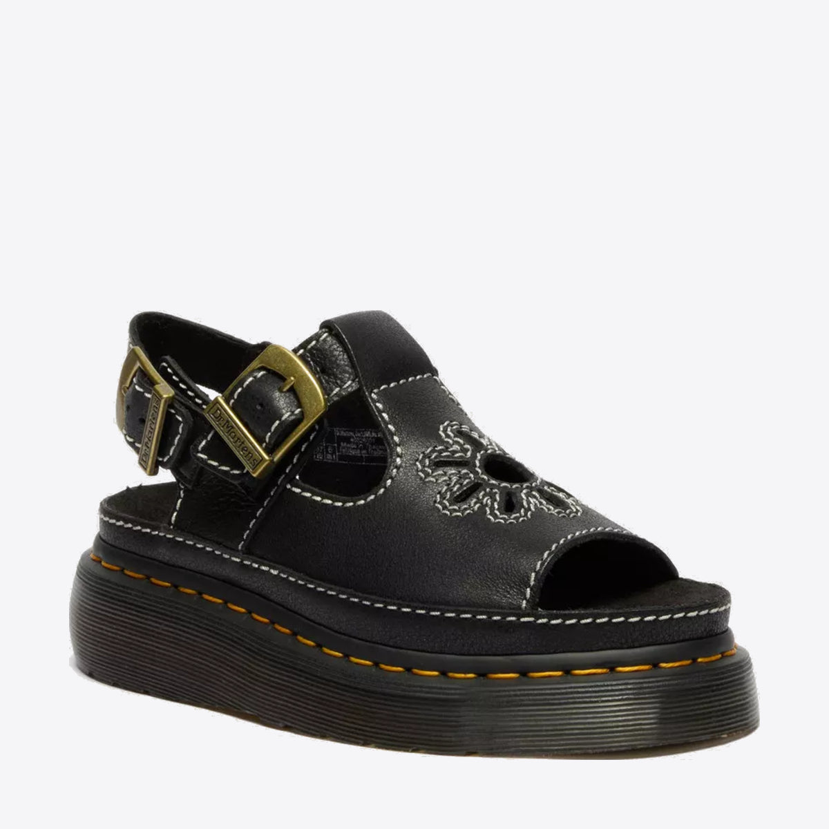 DR MARTENS Dunnet Flower Sandal Black AR Rogue - Image 0