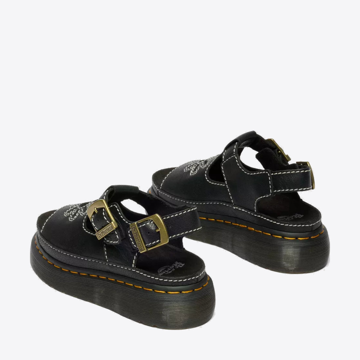 DR MARTENS Dunnet Flower Sandal Black AR Rogue - Image 0