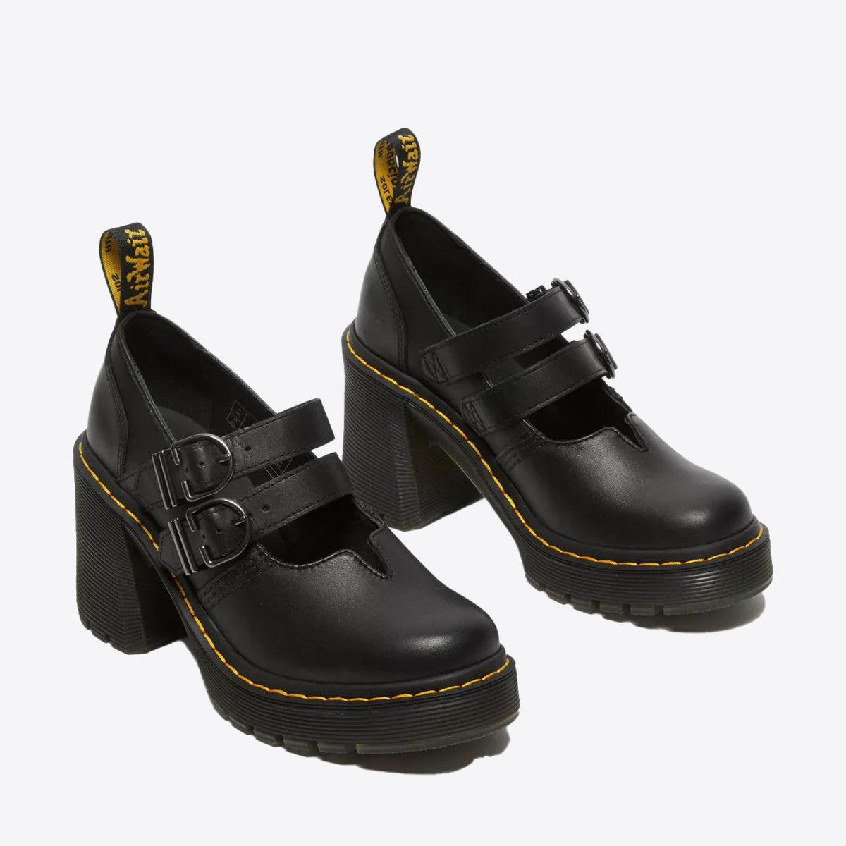 DR MARTENS Eviee Mary Jane Sendal Black - Image 5