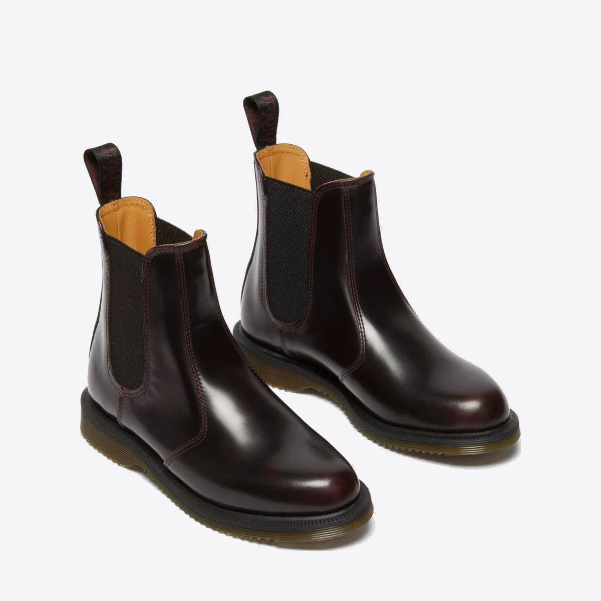 DR MARTENS Flora Chelsea Boot Cherry Red Arcadia - Image 5