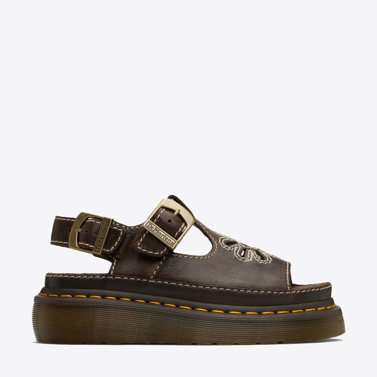 DR MARTENS Flower Dunnet Rogue Kelp Brown - Image 0