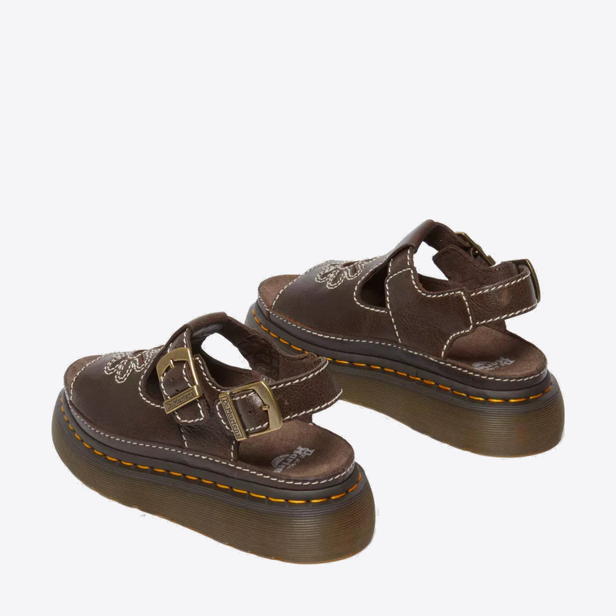 DR MARTENS Flower Dunnet Rogue Kelp Brown - Image 0