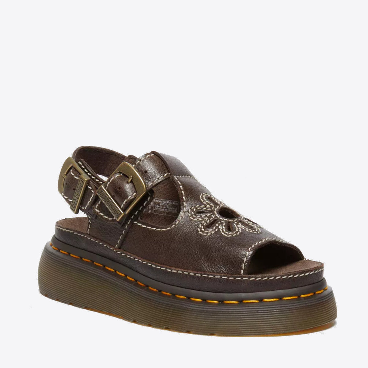 DR MARTENS Flower Dunnet Rogue Kelp Brown - Image 0