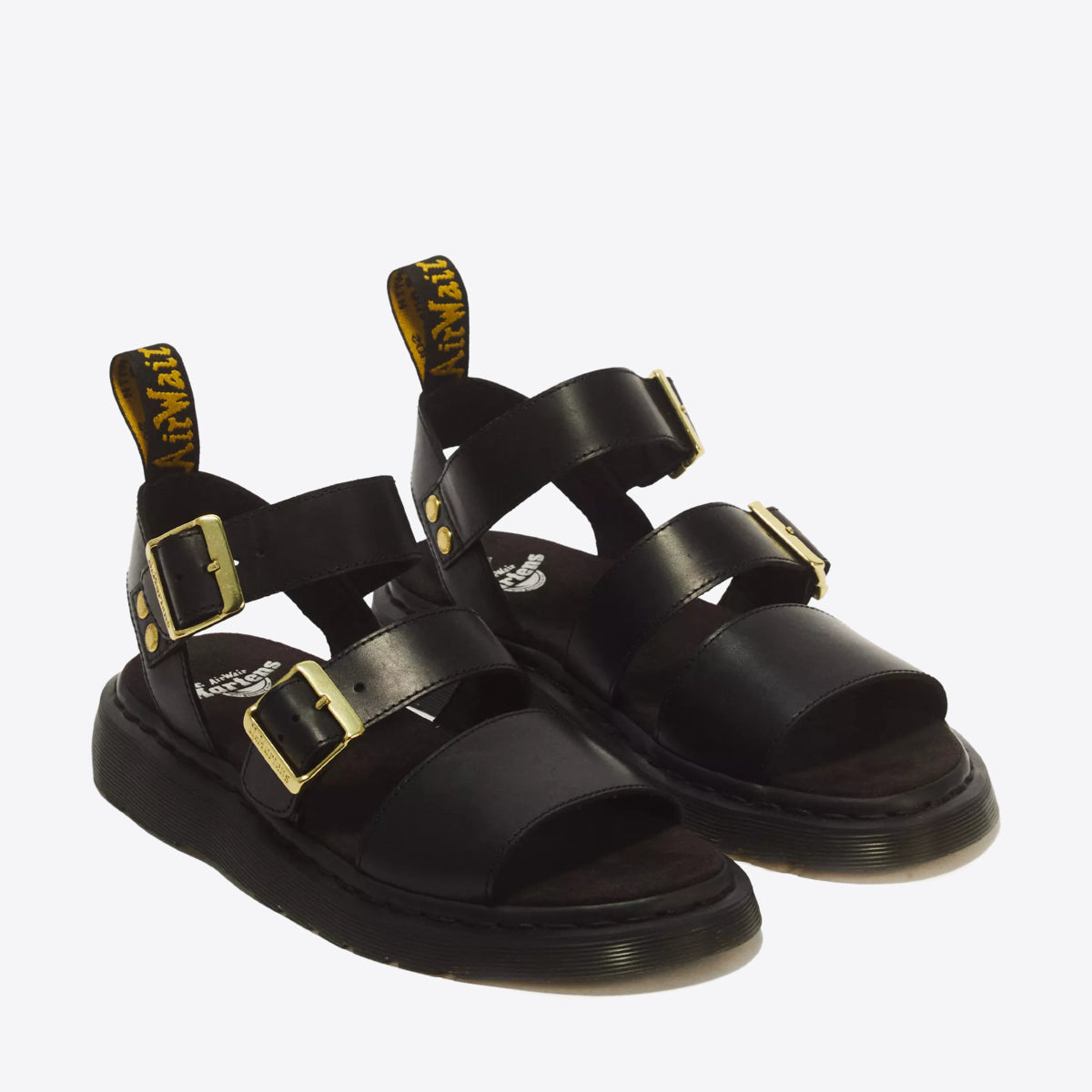 DR MARTENS Gryphon Strap Sandal Black Atlas - Image 0