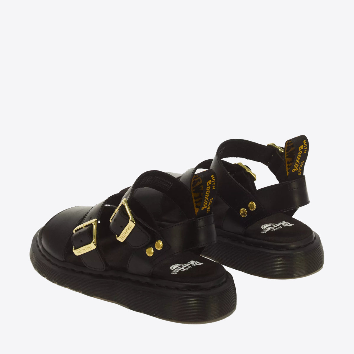 DR MARTENS Gryphon Strap Sandal Black Atlas - Image 0