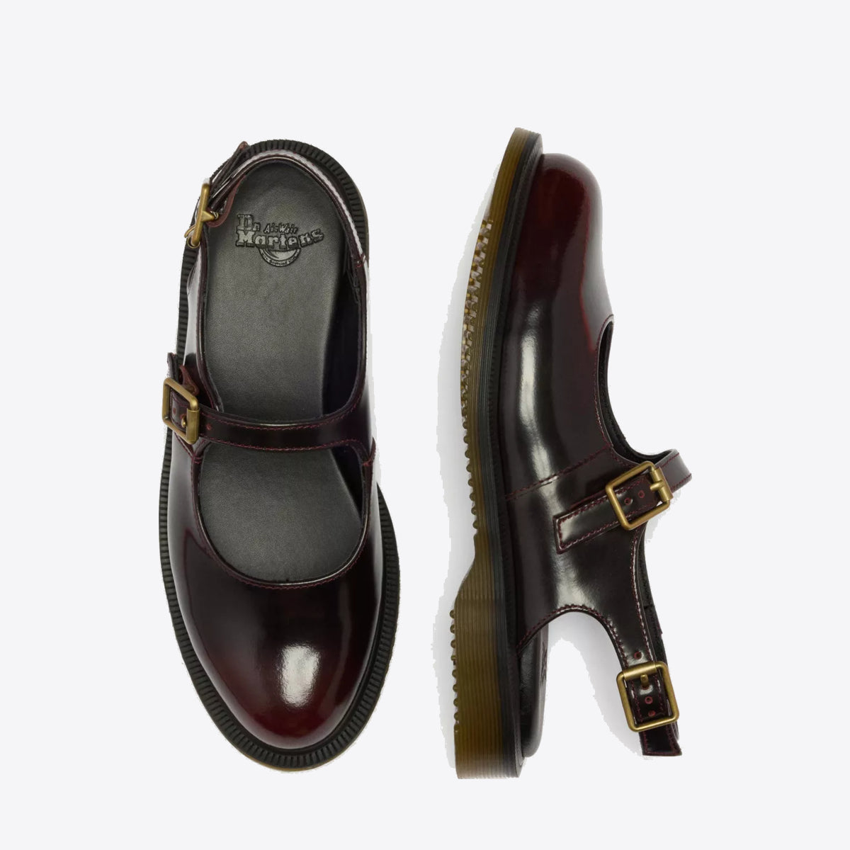 DR MARTENS Madaline Mary Jane Cherry Red Arcadia - Image 0