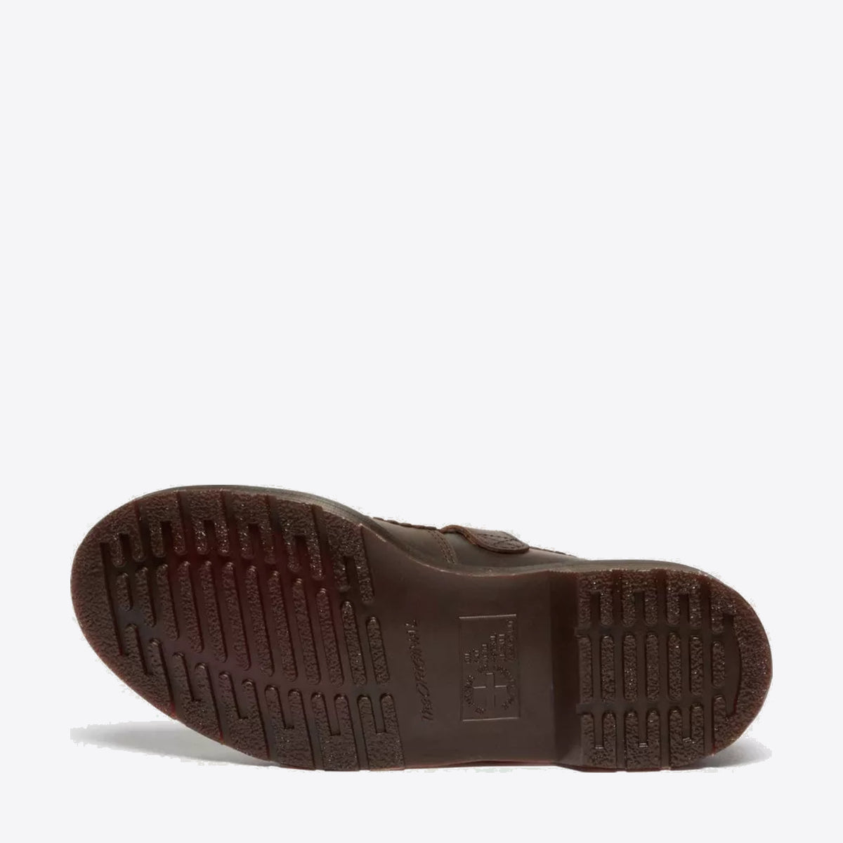 DR MARTENS Mary Jane Flower Crazy Horse Dark Brown - Image 0