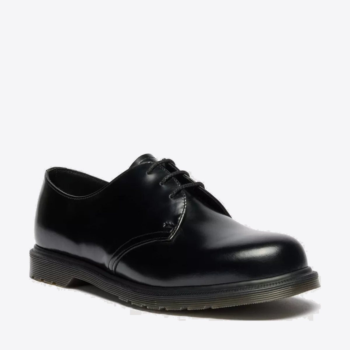 DR MARTENS Mayfare 3-Eye Shoe Smooth Black Polished - Image 0