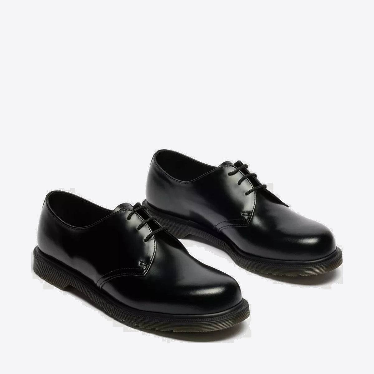 DR MARTENS Mayfare 3-Eye Shoe Smooth Black Polished - Image 0