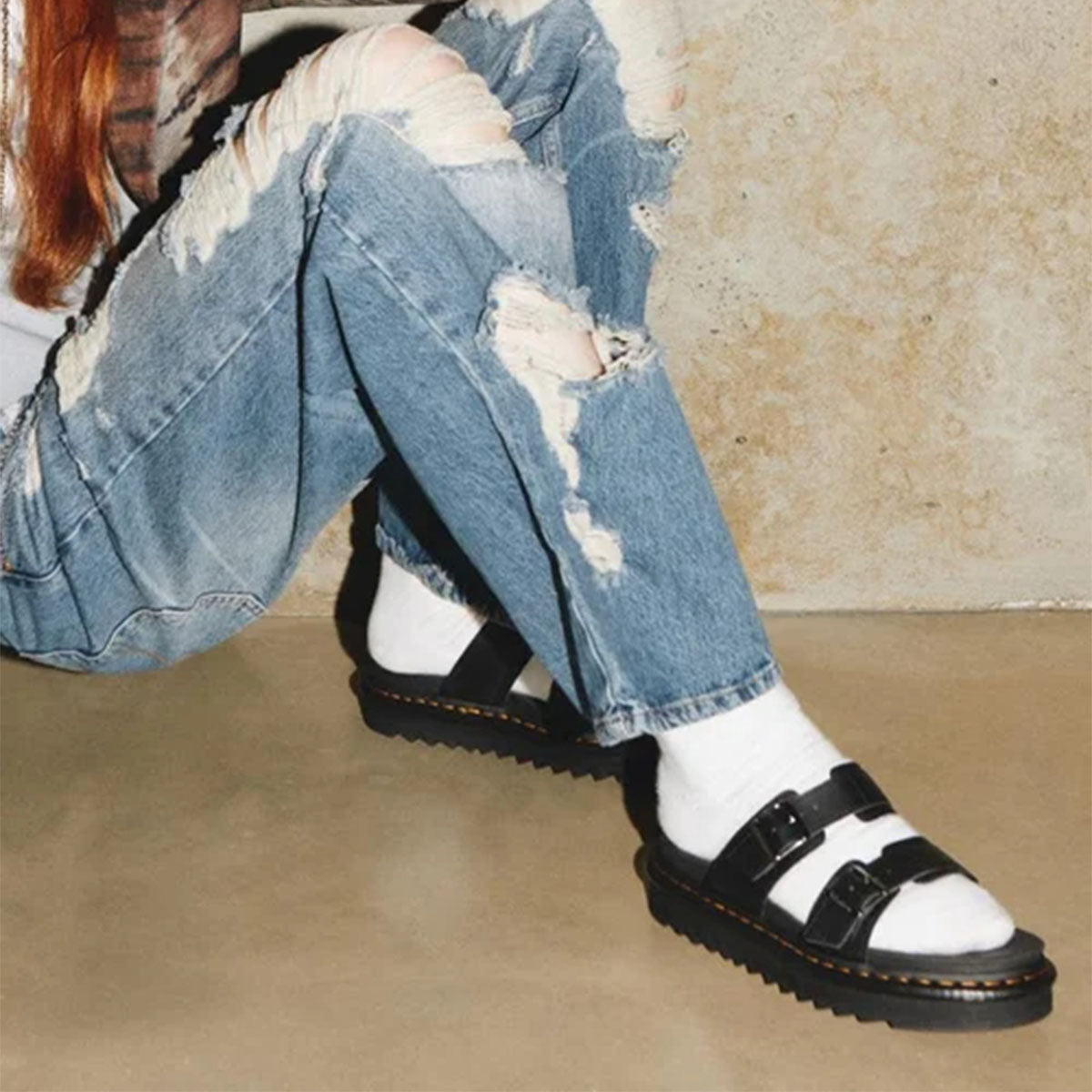 DR MARTENS Myles Slide Sandal Black Athena - Image 3