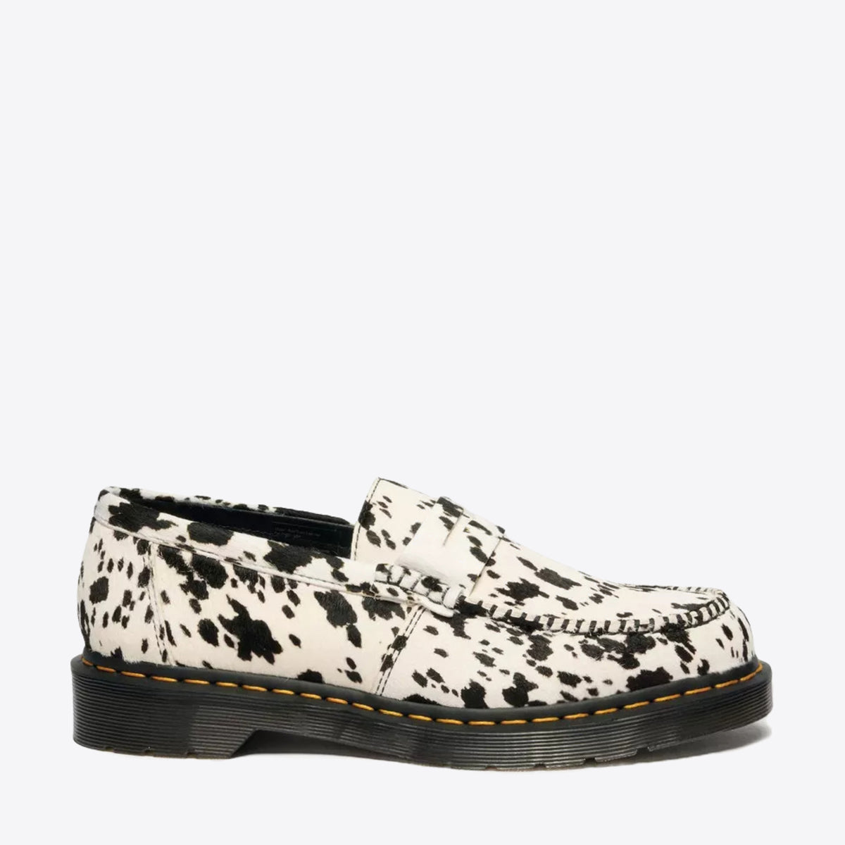 DR MARTENS Penton Dalmatian Print Loafer Cream/Black/Dalmatian Print Hair On - Image 0