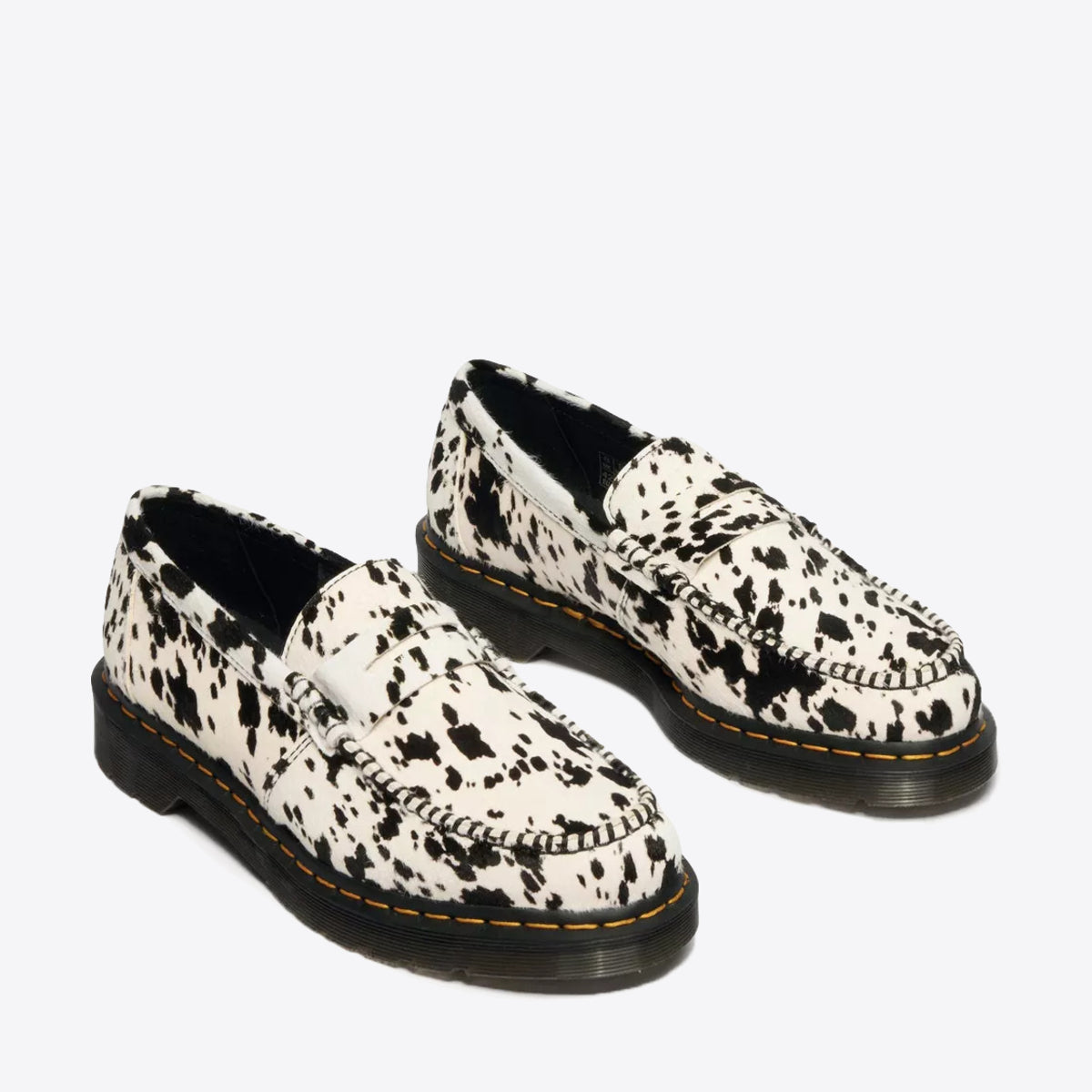 DR MARTENS Penton Dalmatian Print Loafer Cream/Black/Dalmatian Print Hair On - Image 0