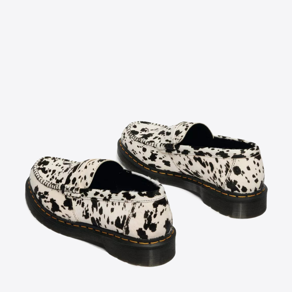 DR MARTENS Penton Dalmatian Print Loafer Cream/Black/Dalmatian Print Hair On - Image 0