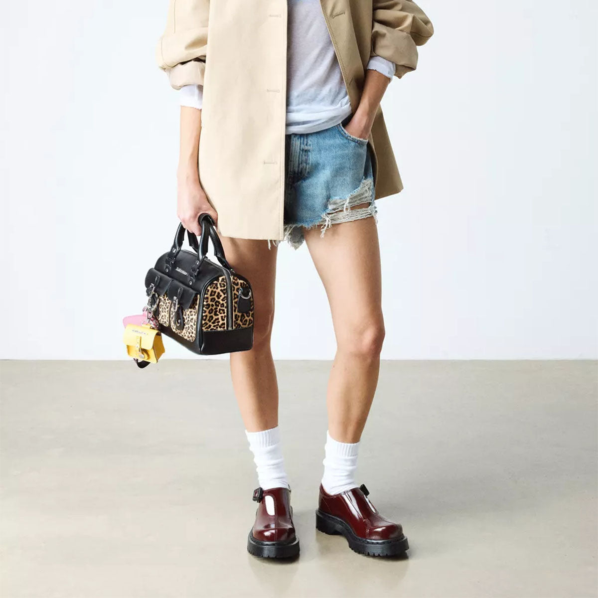 DR MARTENS Rejana Mary Jane Cherry Red Laquered Leather - Image 0