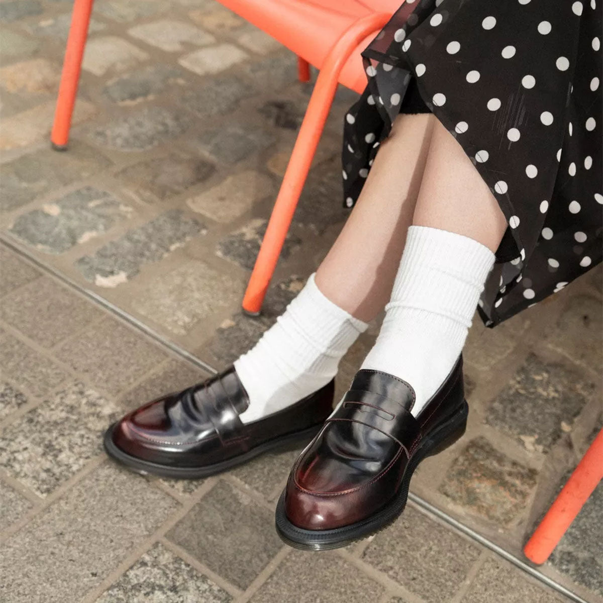 DR MARTENS Temara Loafer Cherry Red Arcadia - Image 5