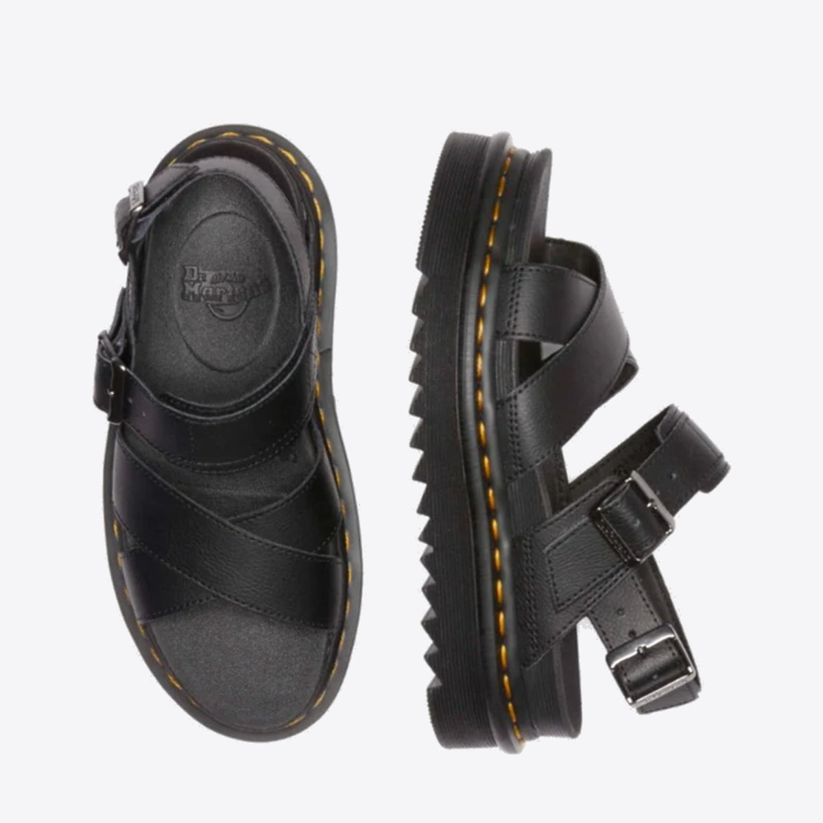 DR MARTENS Voss II Cross Strap Sandal Black Athena - Image 3