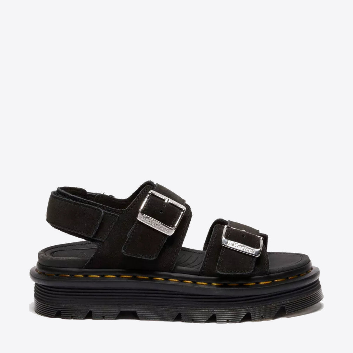 DR MARTENS Zebzag Sandal Black E.H. Suede - Image 0