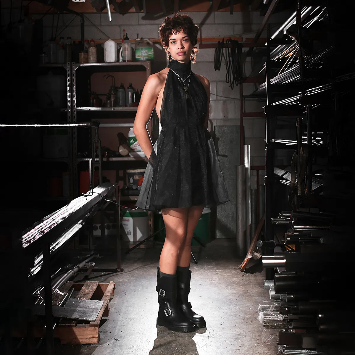 Anistone Strap High Boot