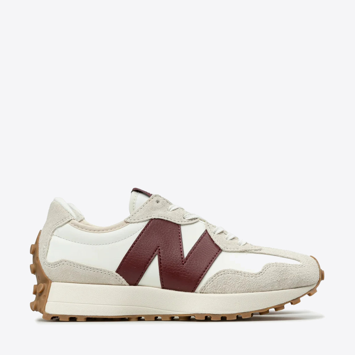 NEW BALANCE 327 V1 Moonbeam/Burgundy - Image 0