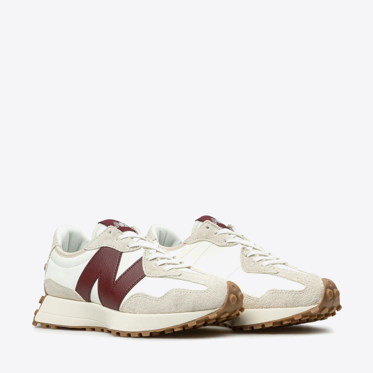 NEW BALANCE 327 V1 Moonbeam/Burgundy - Image 0