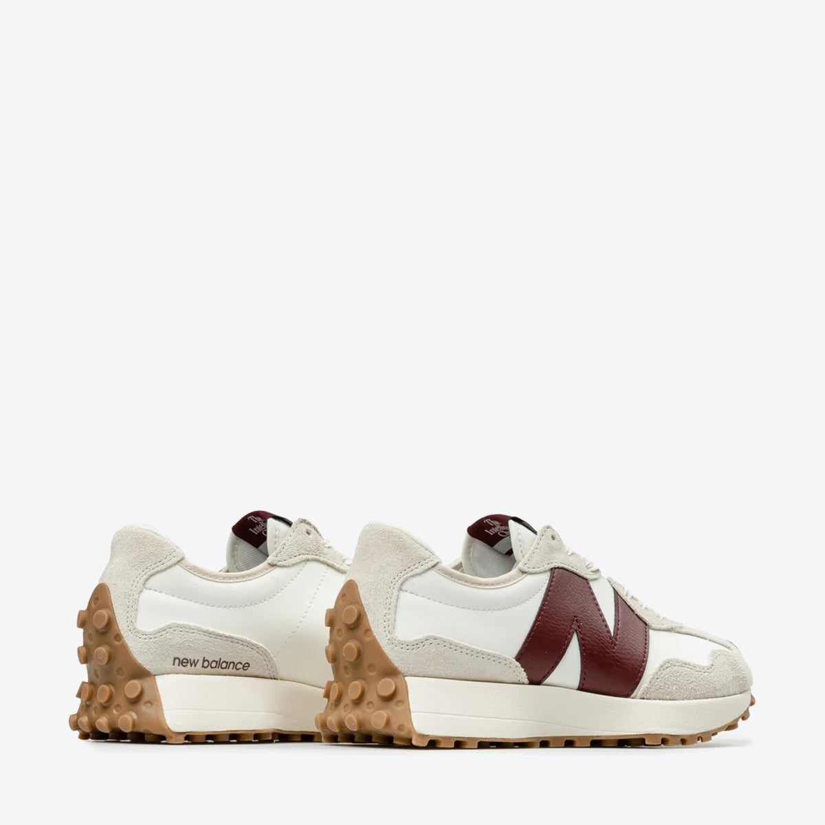 NEW BALANCE 327 V1 Moonbeam/Burgundy - Image 0