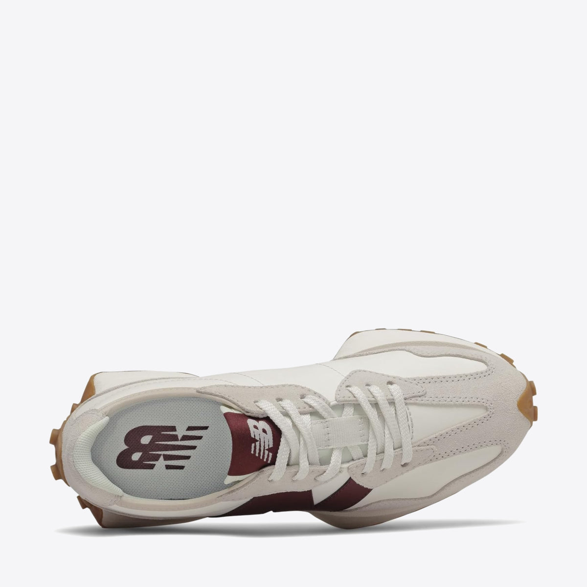 NEW BALANCE 327 V1 Moonbeam/Burgundy - Image 0