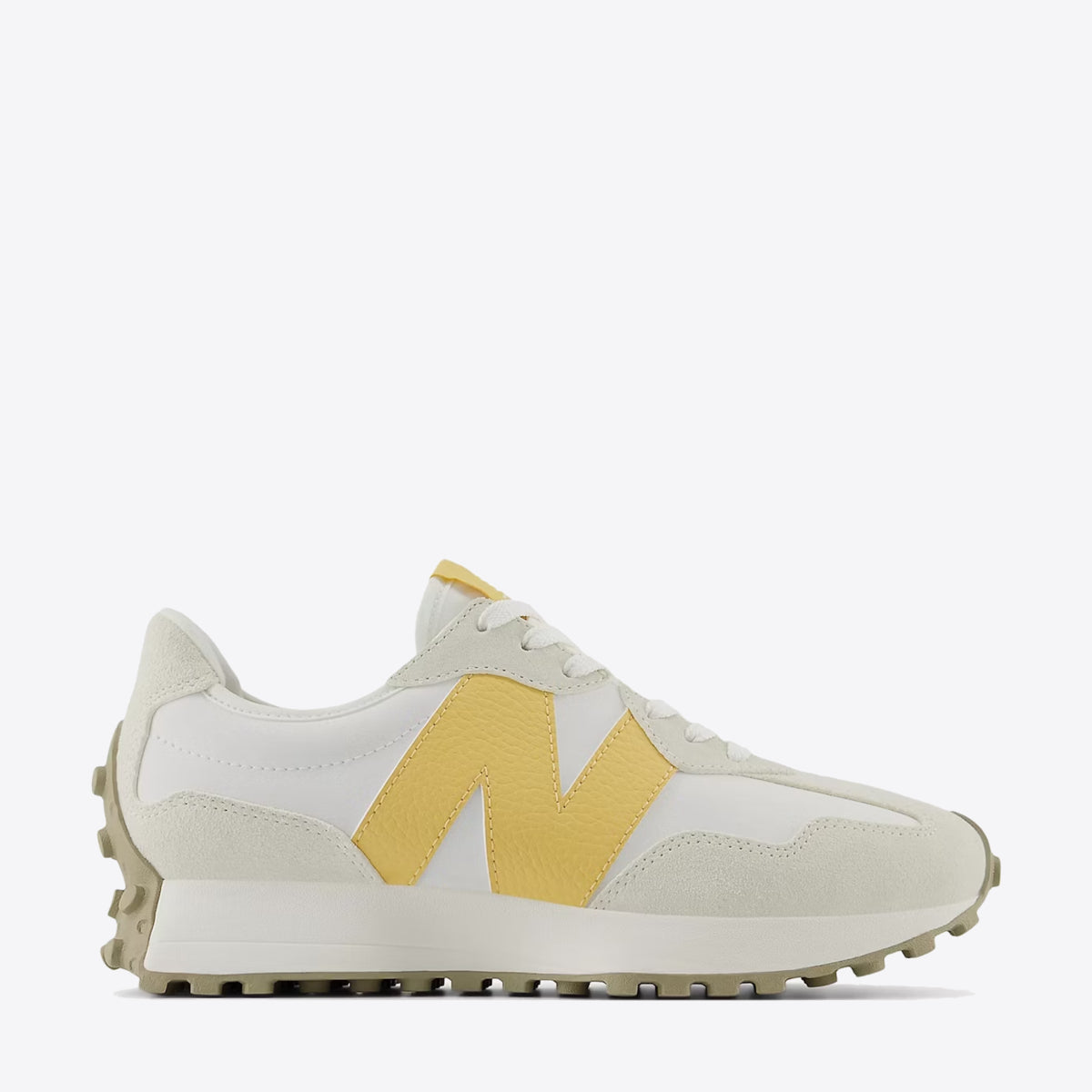 NEW BALANCE 327 Womens White/Sea Salt/Sand Dune - Image 1