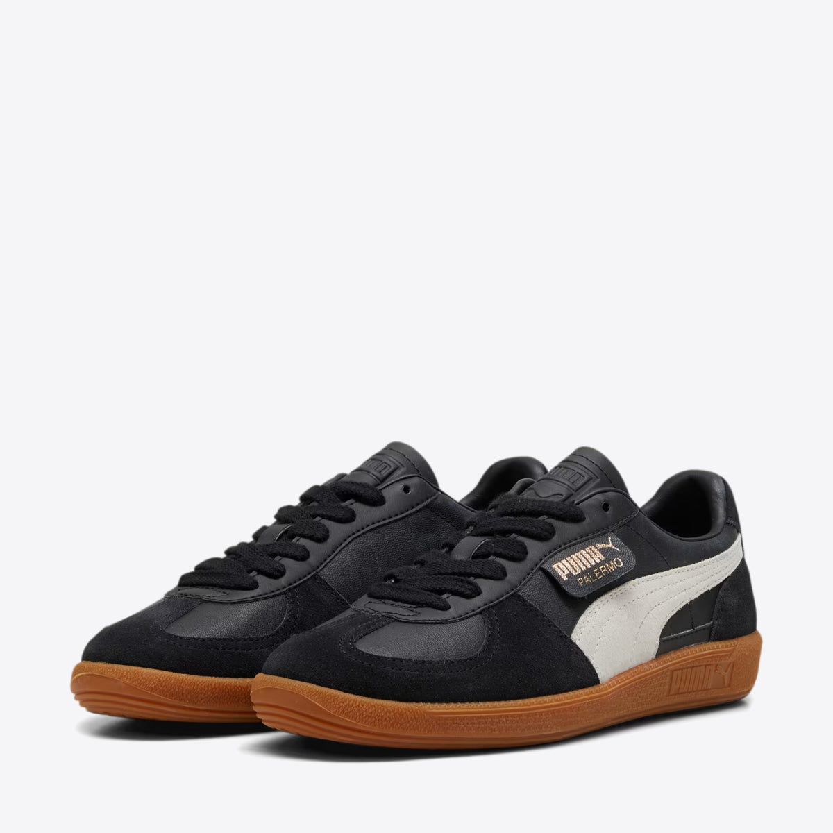 PUMA Palermo Black/Feather Grey/Gum - Image 4