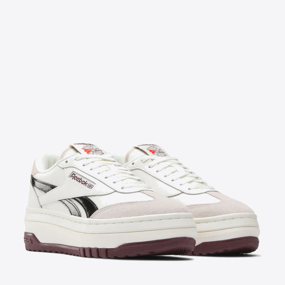 REEBOK Campio Extra CHALK/LUXE GREY/BLACK CHERRY - Image 2