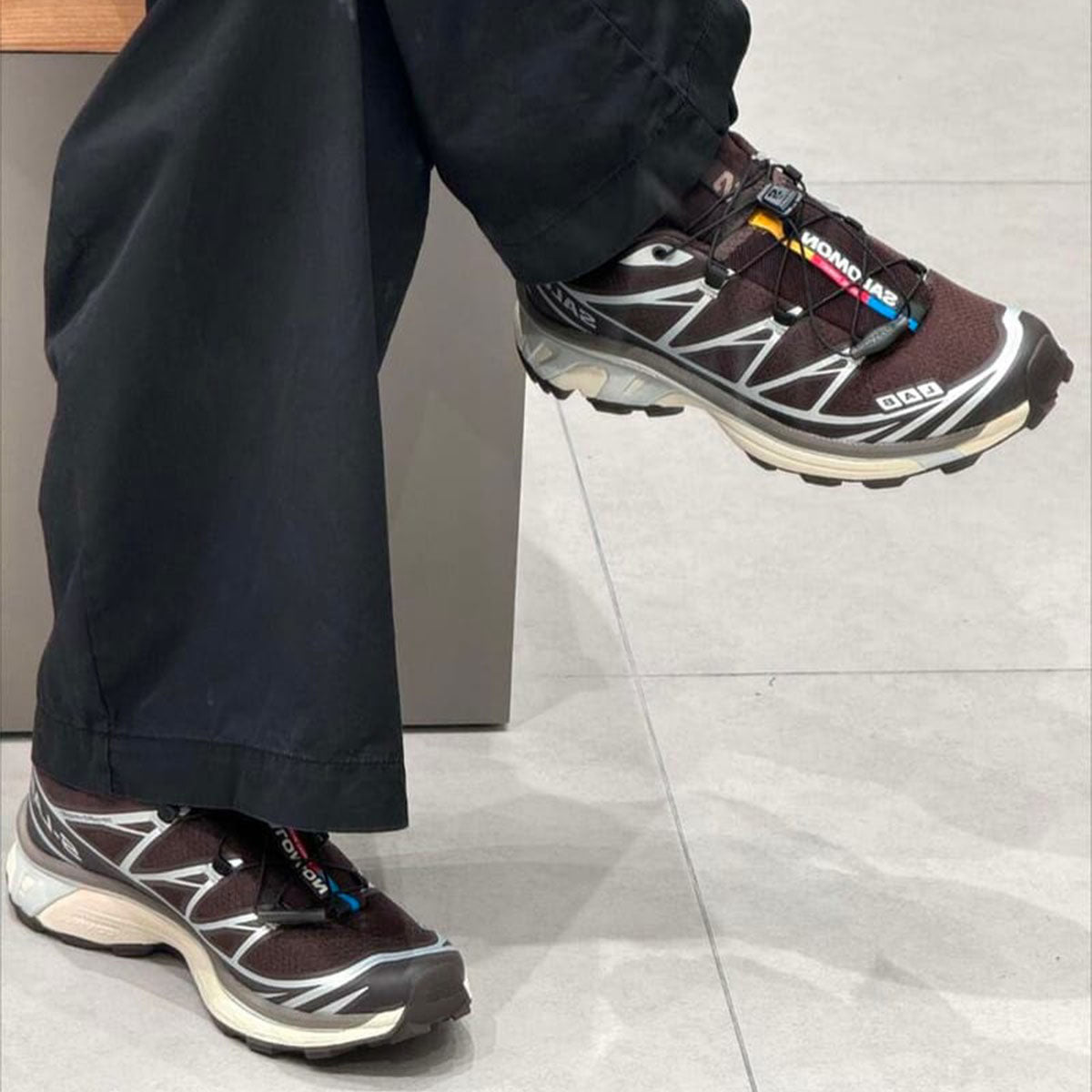 SALOMON XT-6 Black Coffee/French Roast/Vanilla Ice - Image 6