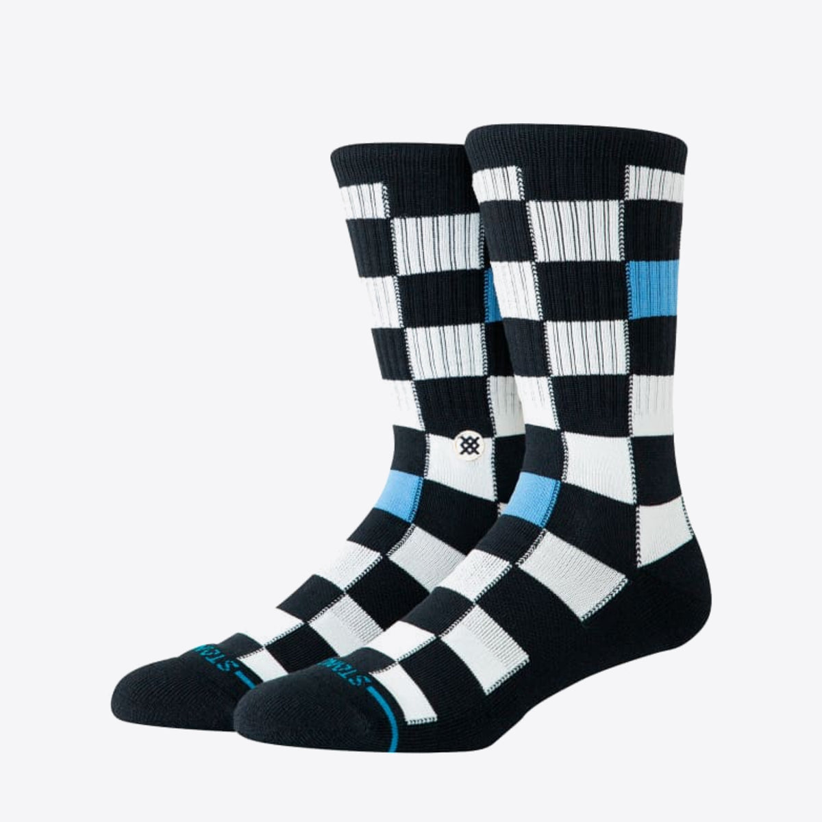 STANCE Chef Check Crew Black - Image 0