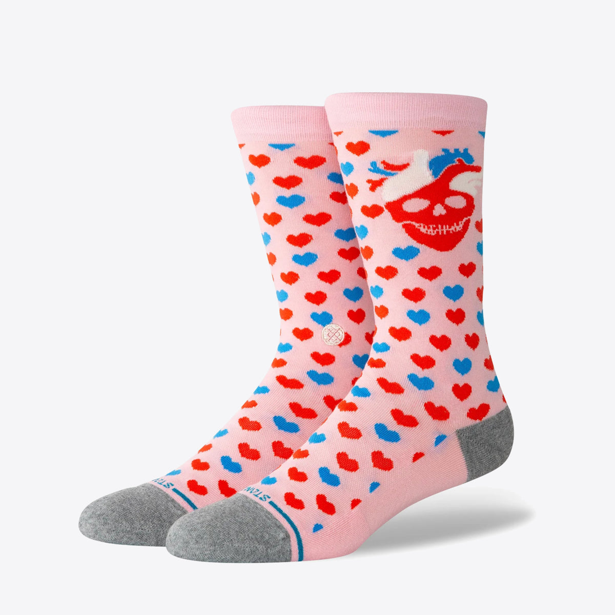 STANCE Hearted Crew Pink - Image 1