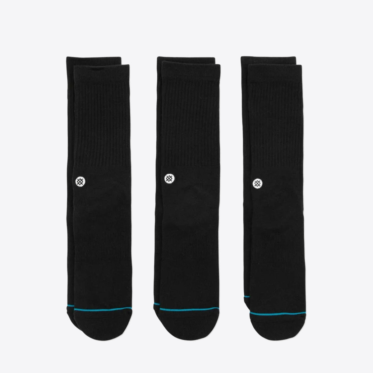 STANCE Icon 3 Pack Black/Black - Image 1