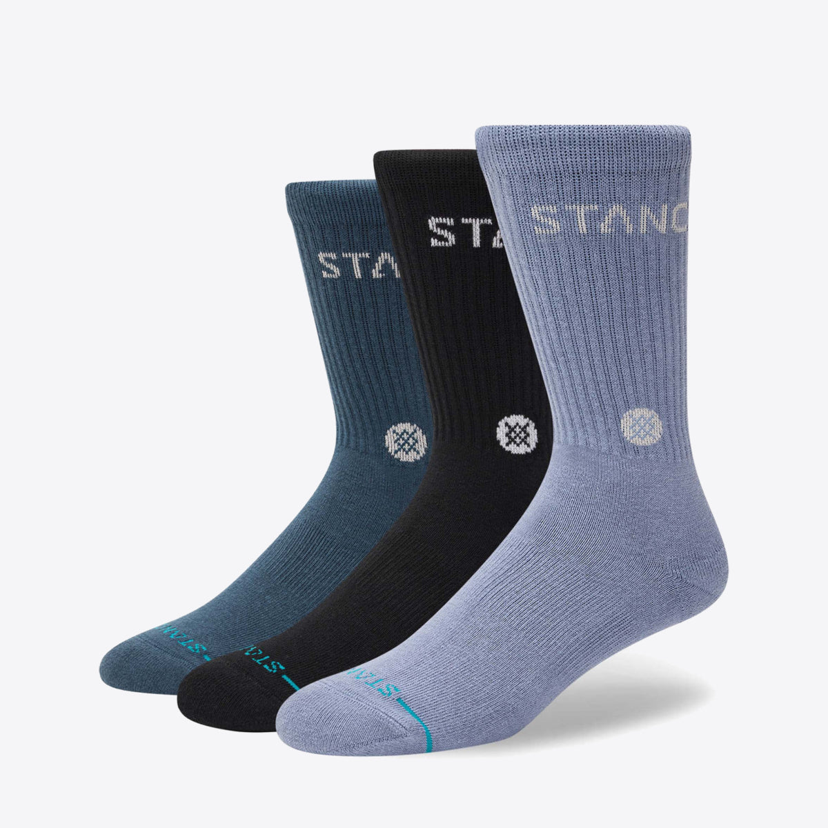 STANCE Origin 3 Pack Crew Indigo - Image 0