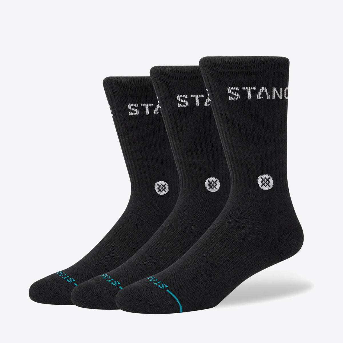 STANCE Origin 3 Pack Crew Black - Image 2
