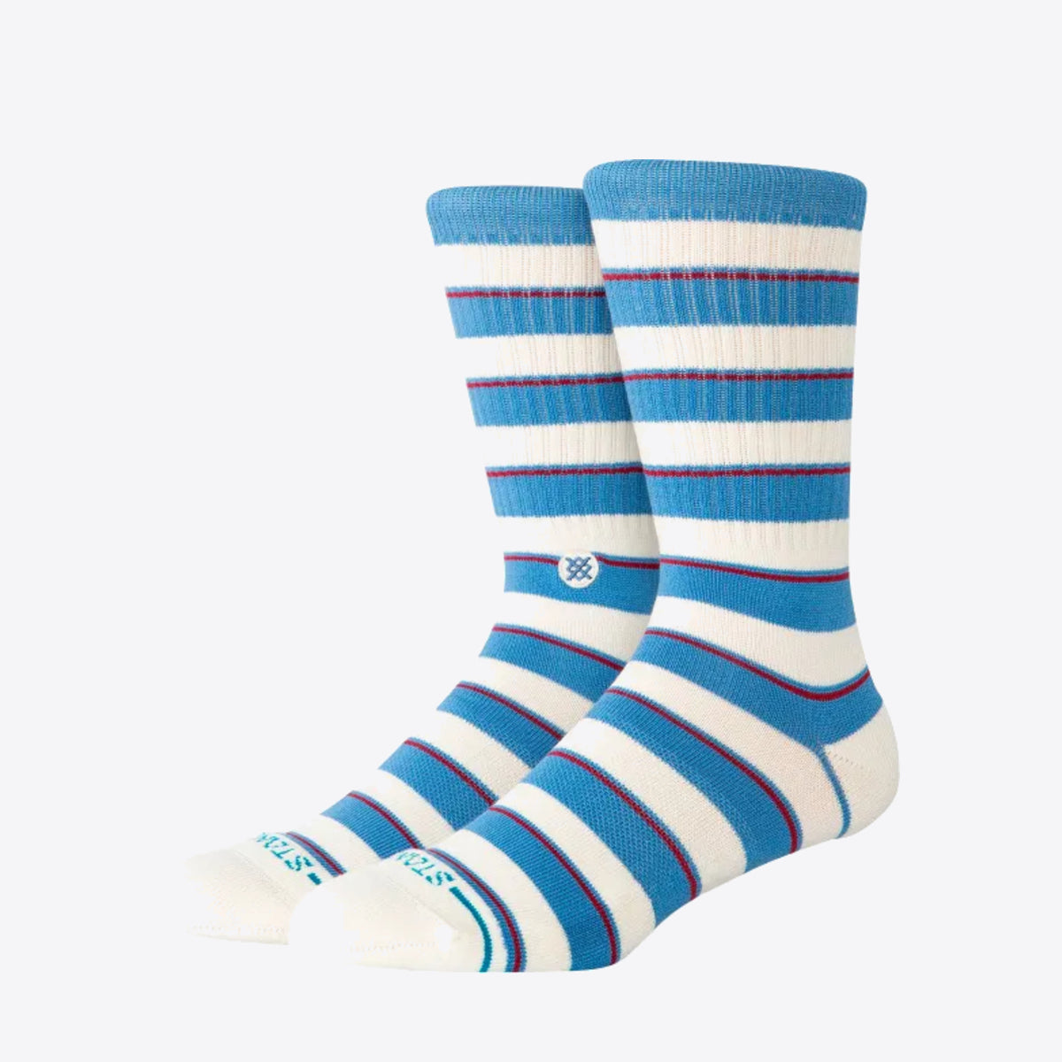 STANCE Striped It Crew Capri Blue - Image 0