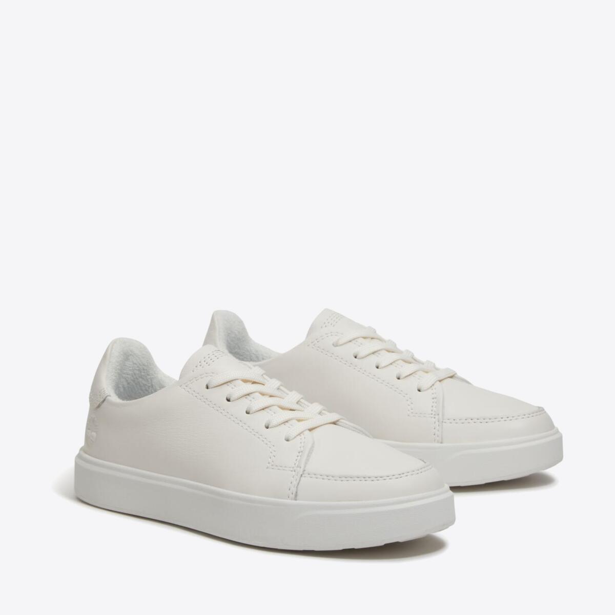 TIMBERLAND Womens Emerson Street Low White Full Grain - Image 0