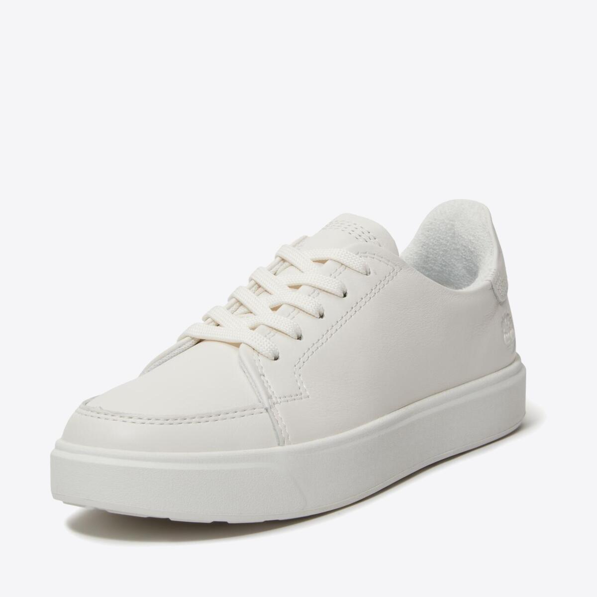 TIMBERLAND Womens Emerson Street Low White Full Grain - Image 0