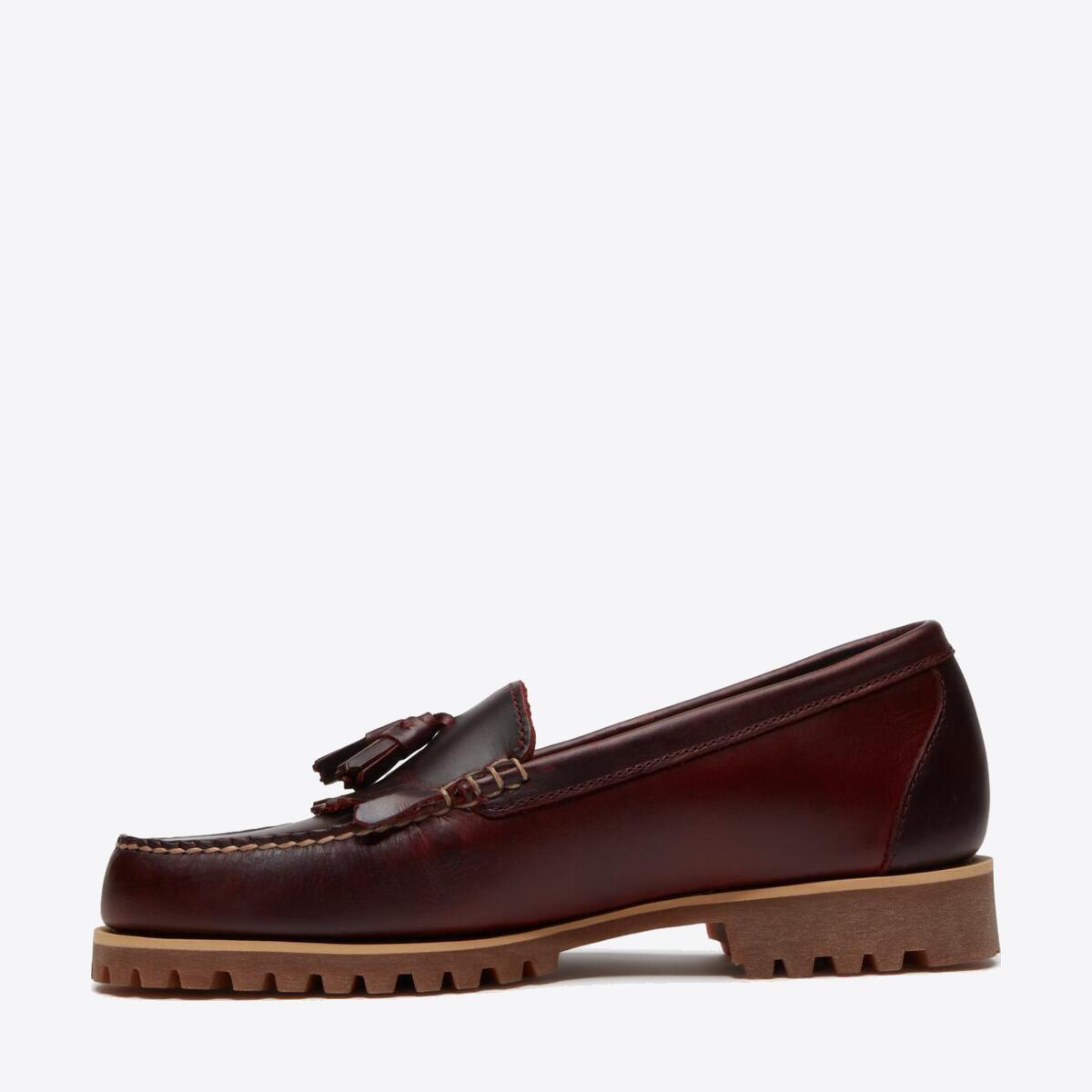 TIMBERLAND Mens Authentic Loafer Burgundy Full Grain - Image 6