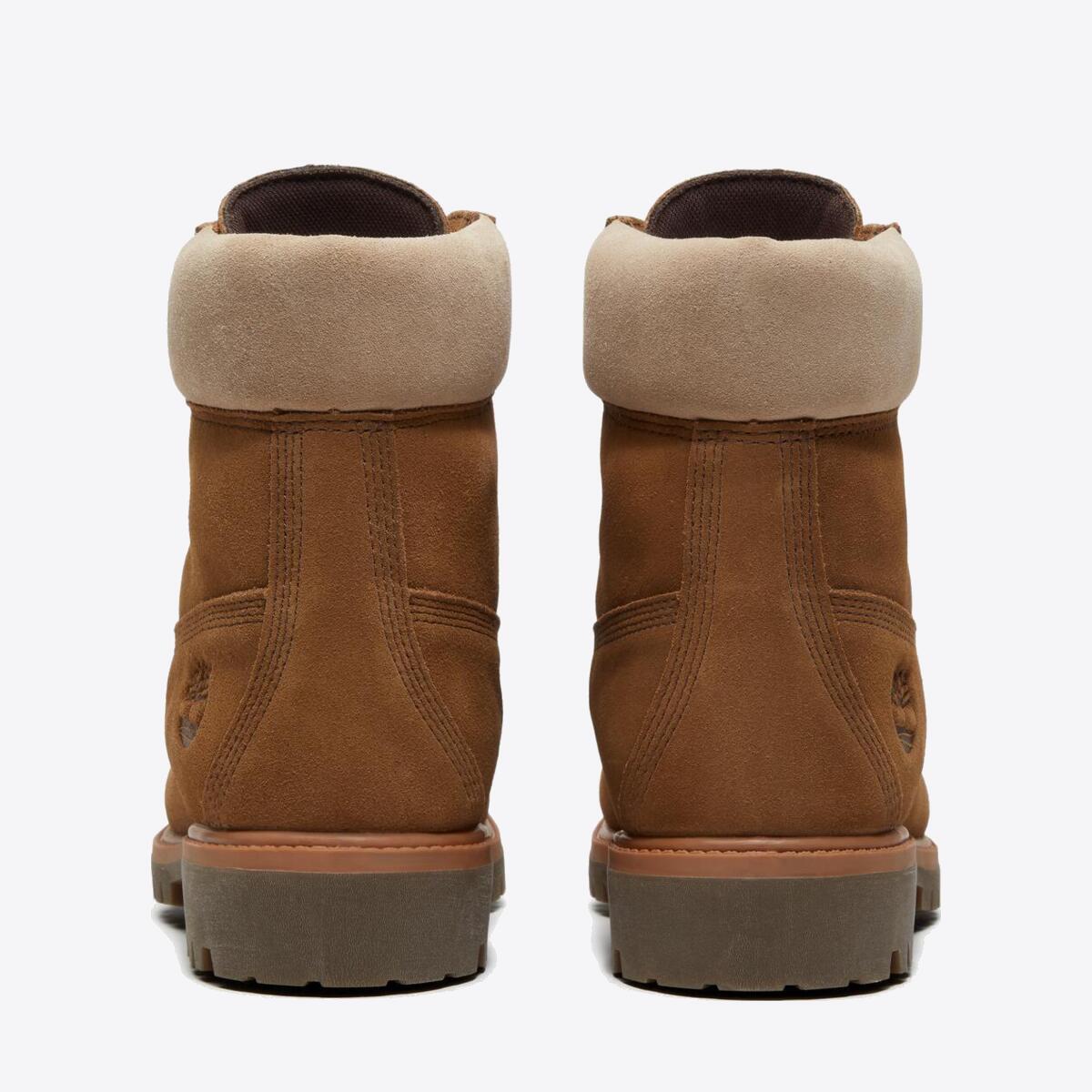 TIMBERLAND Mens 6-Inch Heritage Waterproof Boot Medium Brown Suede - Image 5