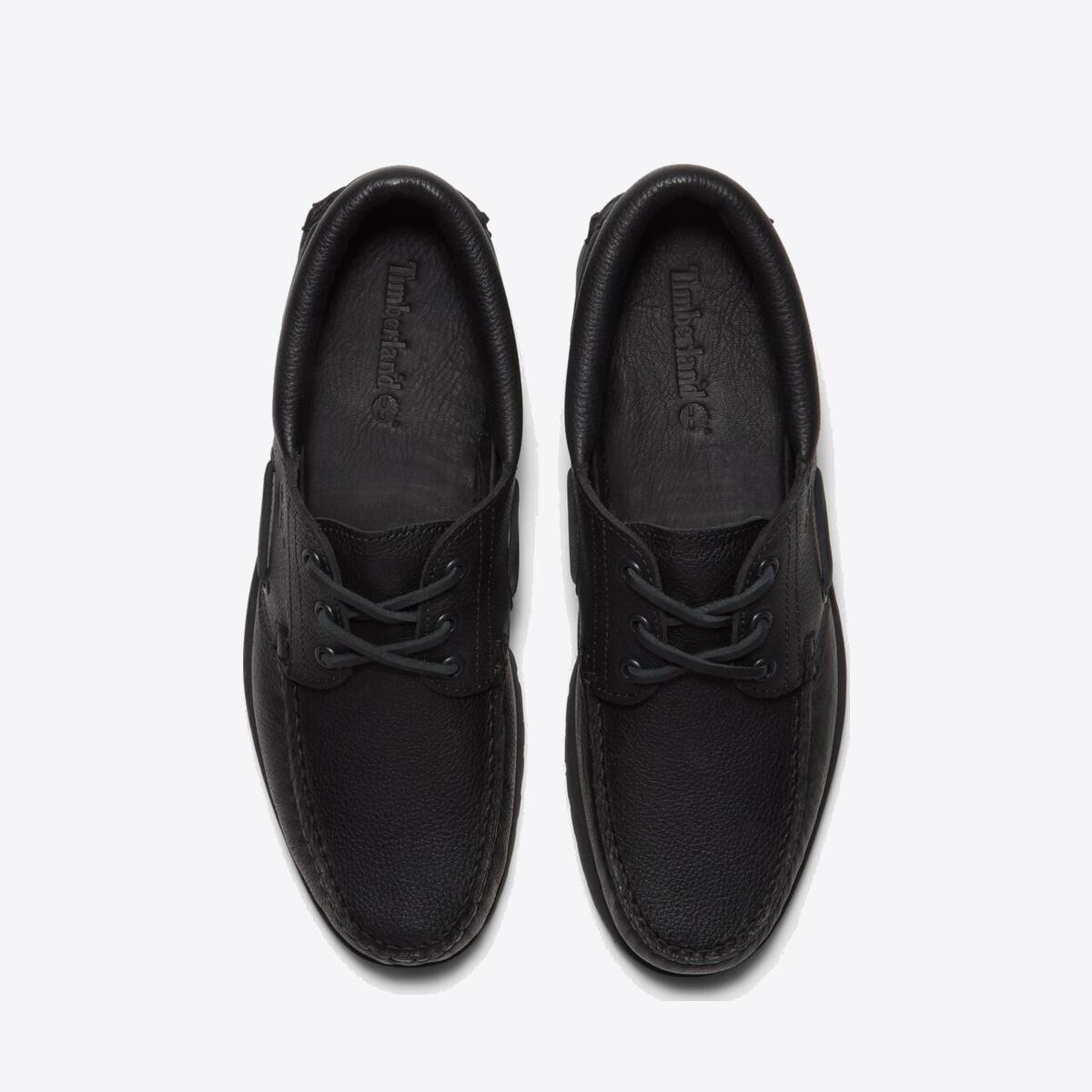 TIMBERLAND Mens Authentic 3-Eye Classic Lug All Over Black Full Grain - Image 3