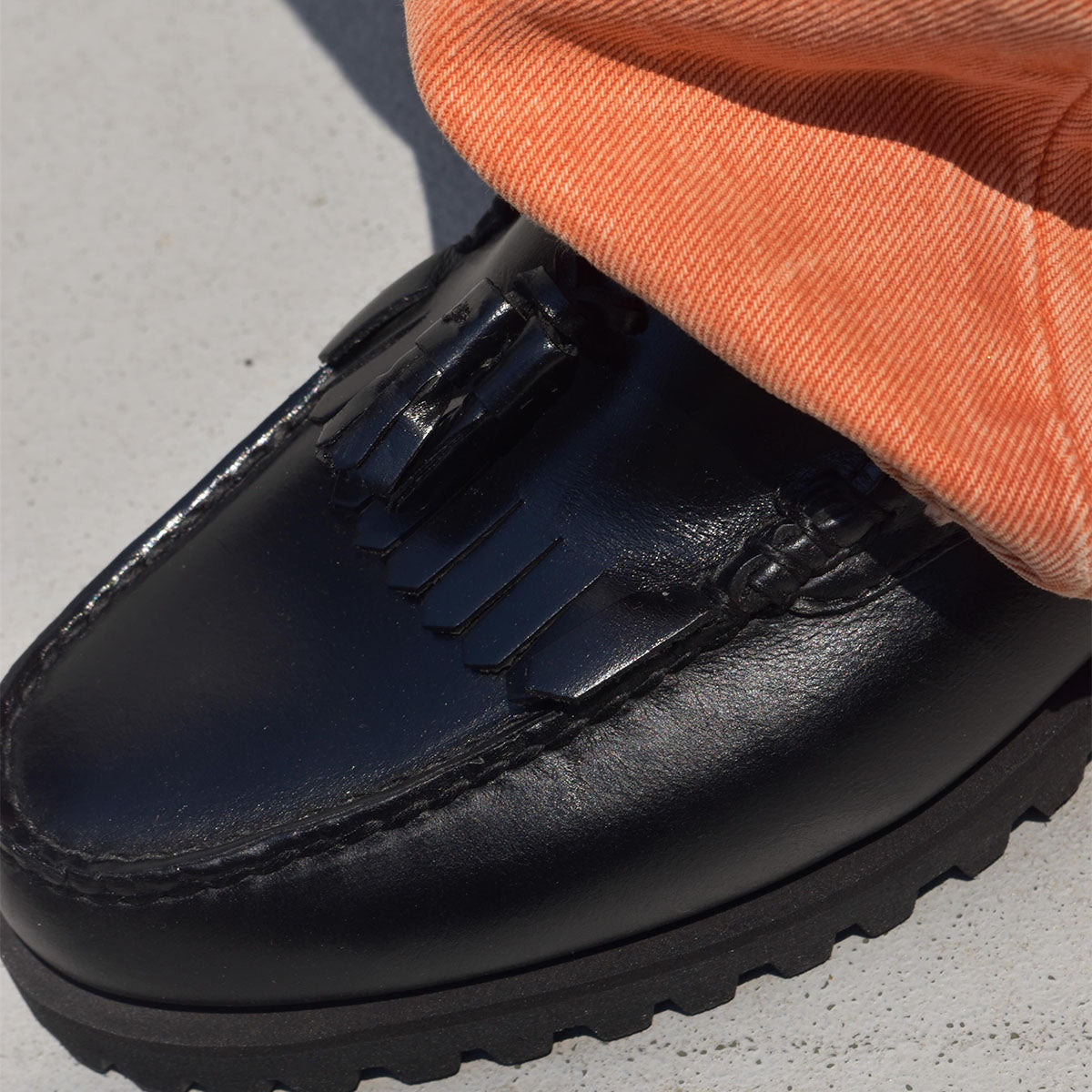 TIMBERLAND Mens Authentic Loafer Black Full Grain - Image 0
