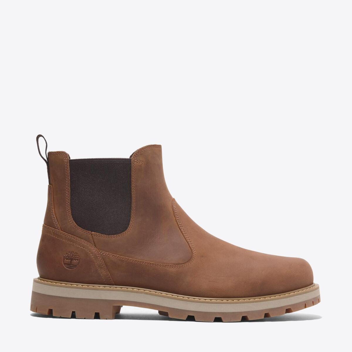 TIMBERLAND Mens Britton Road Chelsea Rust Full Grain - Image 0